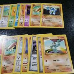 WOTC Pokemon Base Set Card Lot 100+ LP-HP Vintage • Actual Cards Shown - Image 3