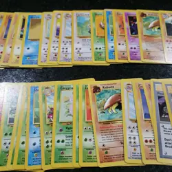 WOTC Pokemon Base Set Card Lot 100+ LP-HP Vintage • Actual Cards Shown - Image 4
