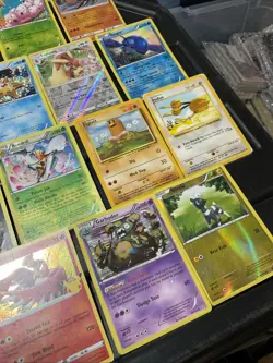 Pokemon Card ALL VTG RARE Lot 30 Cards Damaged Stamped! Ereader Gym Heroes Full - Image 5