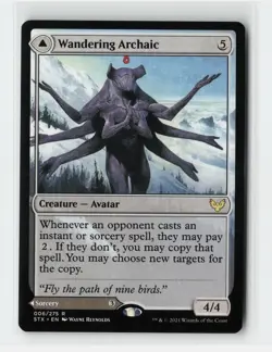 Wandering Archaic Strixhaven: School of Mages Magic The Gathering MTG Card - Image 1