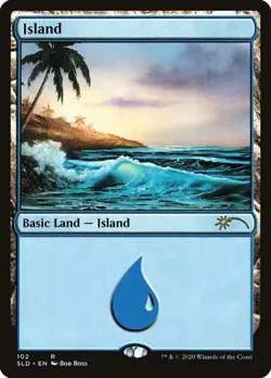 Island 102 - Near Mint MTG Secret Lair - Image 1