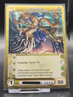 Chaotic Card : Max E Zhade Dig Site Defender AU First Edition creature - Image 1