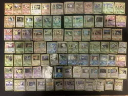 Vintage Pokemon 123 Card Lot Gym Challenge NEAR COMPLETE Common/Uncommmom 1st Ed - Image 1