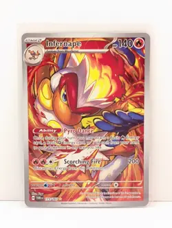 2024 Infernape Holo Pokemon Trading Card-Scarlet & Violet Twilight Masquerade - Image 1