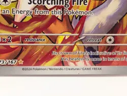 2024 Infernape Holo Pokemon Trading Card-Scarlet & Violet Twilight Masquerade - Image 3