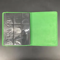 Prime Album 18 Pocket Velvet Green Binder by Gamegenic Holds 360 Cards - Image 5
