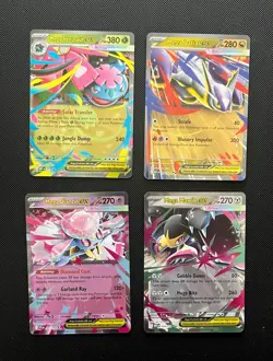 Lot of Pokemon TCG - (4) Double Rare Mega EX Holo Cards - Image 1