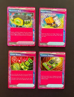 Lot of Pokemon TCG - (4) Ace Spec Rare Trainer Holo Cards - Image 1