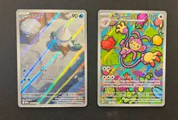Snover & Ambipom - Pokemon TCG - 2 Card Lot (Illustration Rare Holo) - Image 1