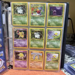 HUGE WOTC Vintage Pokemon Binder Lot Base Jungle Fossil 1999 TCG ENGLISH Cards - Image 2
