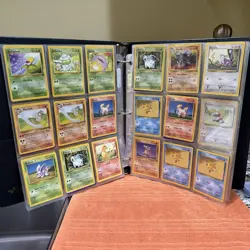 HUGE WOTC Vintage Pokemon Binder Lot Base Jungle Fossil 1999 TCG ENGLISH Cards - Image 5