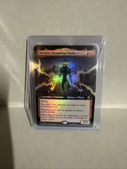 MTG Electro, Assaulting Battery (Extended Art) Marvel's Spider-Man Foil - Image 1