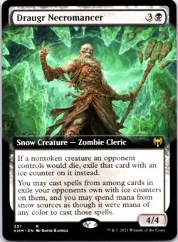 Draugr Necromancer (Extended Art) Kaldheim, 351 NM - Image 1