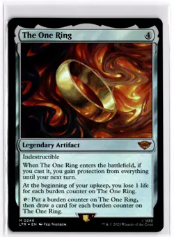 The One Ring Foil The Lord of the Rings 246 LP x1 MTG Magic: the Gathering - Image 1
