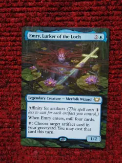 Emry Lurker of the Loch MTG Edge of Eternities Hand Painted Extended Altered Art - Image 2