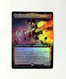Zuko, Firebending Master - Extended Art FOIL - MTG ATLA Eternal - TLE 200 - Image 1