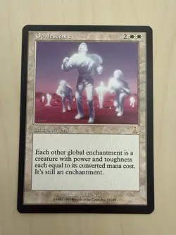 MTG Opalescence (Lightly Played) Urza's Destiny (UDS) 1999 - Rare - (NM) - Image 1