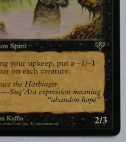 Harbinger of Night - Mirage - 1996 MTG Magic the Gathering NM/Mint Never Played - Image 4
