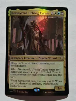 Magic MTG - Nevinyrral, Urborg Tyrant (Foil) - Commander Legends - NM - Image 1