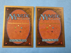 MTG Internatioonal Edition, Mahamoti Djinn and Sol Ring! 1994 Vintage Magic! - Image 2