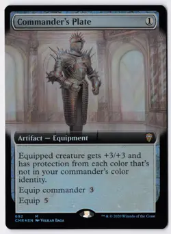 Commander's Plate - Foil - Extended Art - MTG Commander Legends - RareCo - Image 1