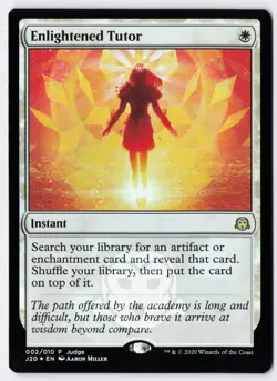 Enlightened Tutor - Foil - MTG Judge Promo - RareCo - Image 1