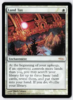 Land Tax - Foil - MTG Judge Promo - RareCo - Image 1