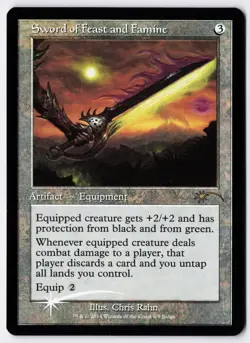 Sword of Feast and Famine - Foil - MTG Judge Promo - RareCo - Image 1