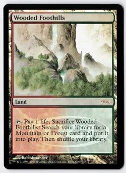 Wooded Foothills - FOIL - MTG Judge Promo - RareCo - Image 1