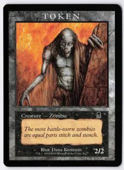 Zombie Token (Odyssey) - MTG Magic Player Rewards 2002 - RareCo - Image 1