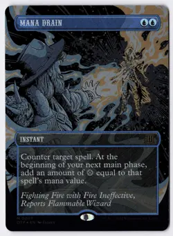 Mana Drain - Textured Foil - MTG Outlaws of Thunder Junction: Breaking News - Image 1