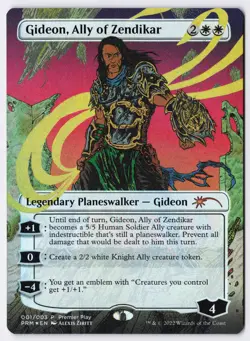 Gideon, Ally of Zendikar - Foil - Showcase - MTG Pro Tour Promos - RareCo - Image 1