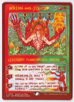 Wrenn and Six - Borderless - MTG Secret Lair Showdown - RareCo - Image 1