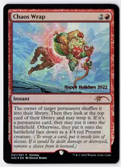 Chaos Wrap - Foil - MTG Special Occasions: Happy Holidays - RareCo - Image 1