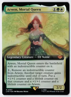 Arwen, Mortal Queen - Foil - Extended Art - MTG Universes Beyond: LOTR - RareCo - Image 1