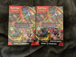 2x Pokemon TCG Mega Evolution Phantasmal Flames Booster Bundle Sealed, in hand - Image 1