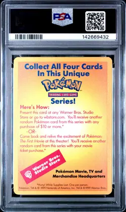 1999 POKEMON INSERT CARDS CATCH MEW! PSA 8 - Image 2