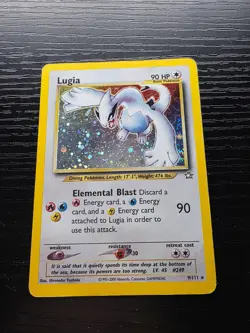 Lugia 9/111 Holo Neo Genesis Pokemon TCG LP Lightly Played English - Image 1