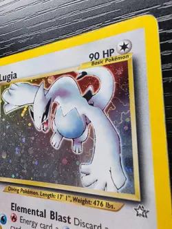 Lugia 9/111 Holo Neo Genesis Pokemon TCG LP Lightly Played English - Image 4