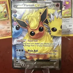 Pokemon TCG: Flareon EX RC28/RC32 Generations: Radiant Collection LP - Image 1