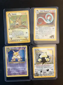 Pokemon- TCG Trading Cards 4 Cards - Image 1