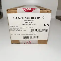 Pokemon TCG SV02 Paldea Evolved Booster Box Case SEALED - Image 1