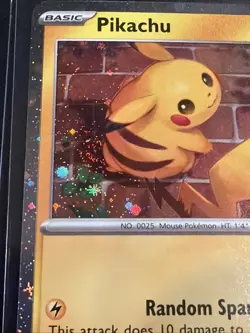 Pikachu 051 /162 Stamped 2026 Pokemon Day 30th Anniversary Promo Cosmos w/ SWIRL - Image 4