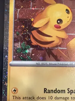 Pikachu 051 /162 Stamped 2026 Pokemon Day 30th Anniversary Promo Cosmos w/ SWIRL - Image 5