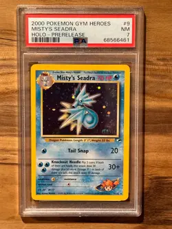2000 Pokemon Gym Heroes Misty's Seadra Prerelease PSA 7 Certification # 68566461 - Image 3