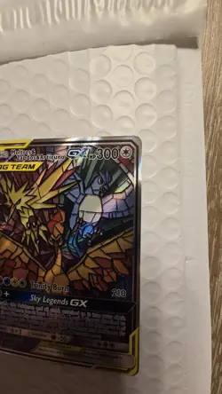 Moltres Zapdos Articuno GX Hidden Fates Pokemon Black Star Promo SM210 - Image 2
