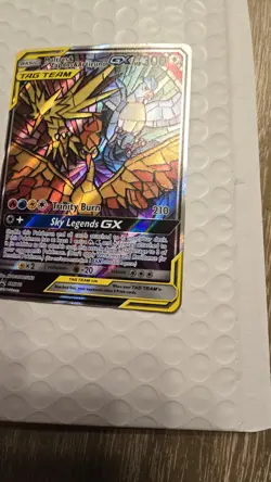 Moltres Zapdos Articuno GX Hidden Fates Pokemon Black Star Promo SM210 - Image 3