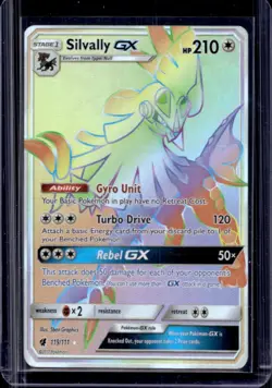 2017 Pokemon Sun & Moon Crimson Invasion Silvally #119/111 - Image 1