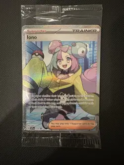 Iono 124 SVP Black Star Promo Pokemon Scarlet & Violet Sealed - Image 1