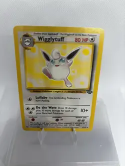 Wigglytuff 32/64 Jungle WOTC Pokemon TCG Regular Rare 1999 LP - Image 2